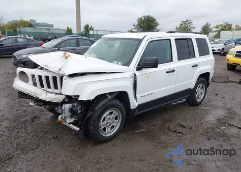 2017 Jeep Patriot Sport Fwd из США, поврежденный, VIN 1C4NJPBA5HD211801